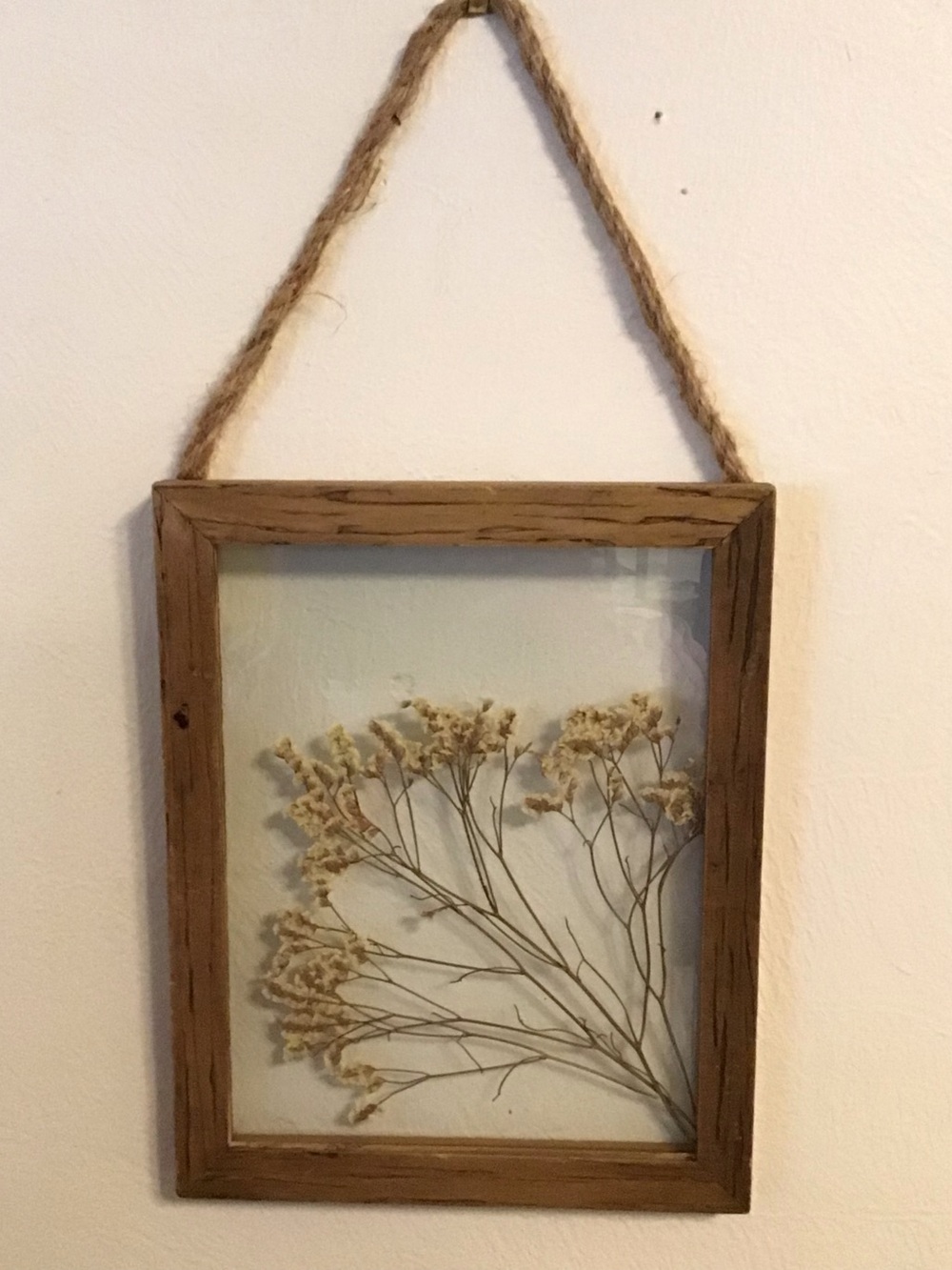 Rustic Farmhouse Cottage Dried Flower Wall Decor